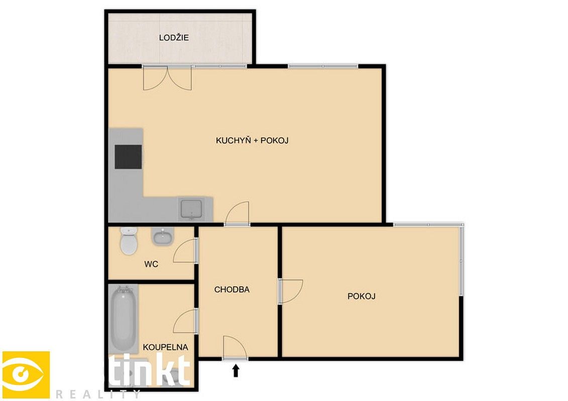 2+kk, Plzeň - Severní Předměstí, okres Plzeň-město, Plzeňský kraj, 68 m² - 2