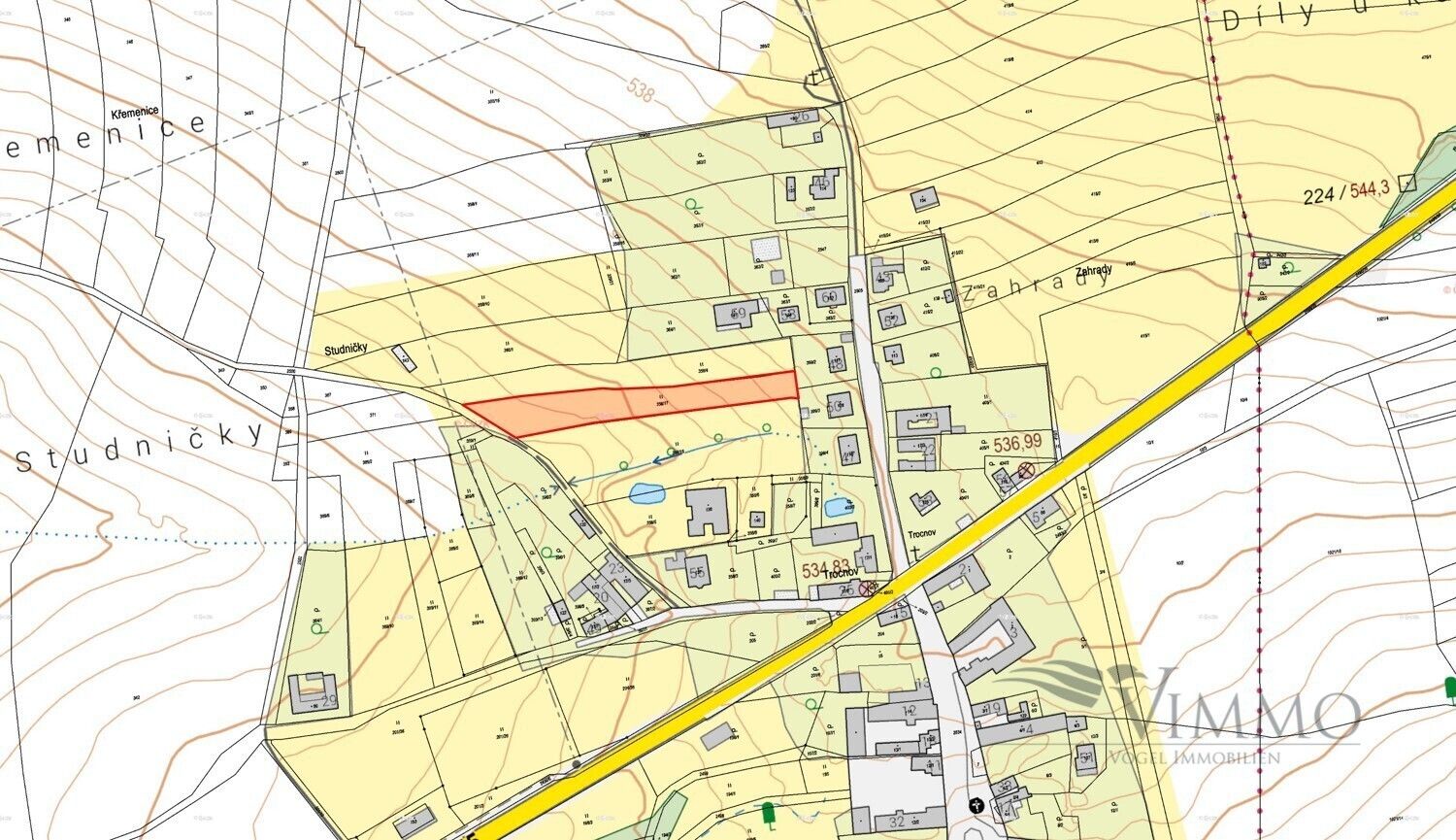 Pozemek pro bydlení · 2 403 m² · Borovany Trocnov - 3