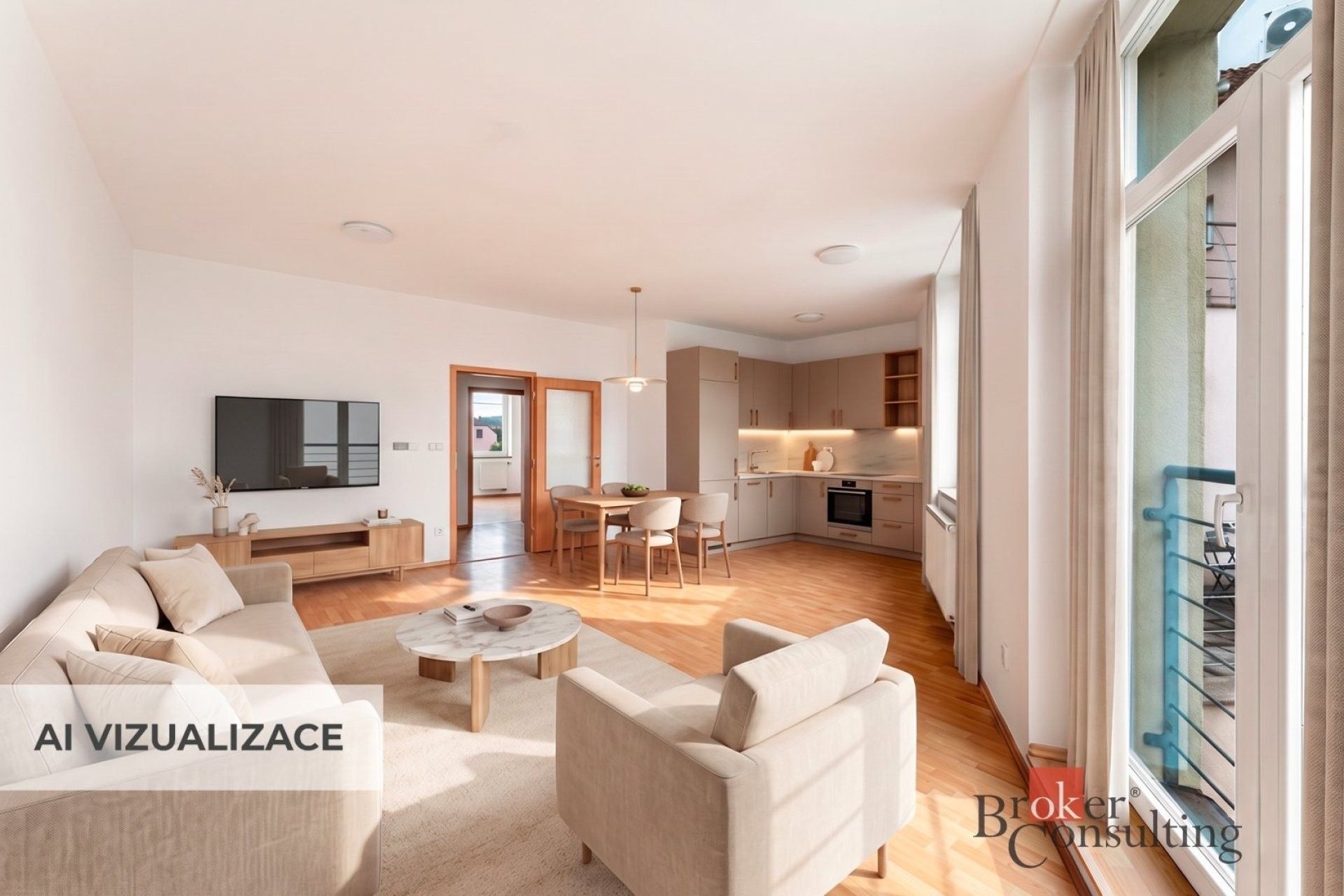 Byt 3+kk, 71 m²