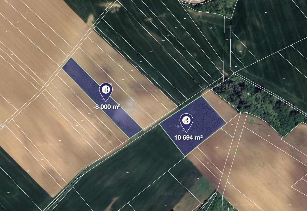 Zemědělské pozemky, Prusy-Boškůvky, 18 694 m²