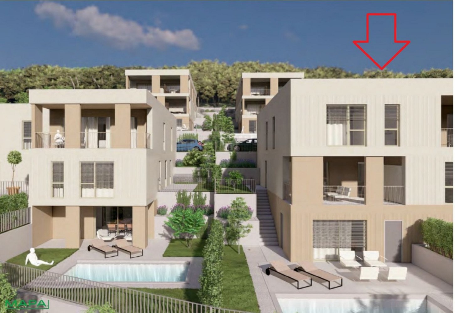 Byty, Kostrena, Primorsko-goranska županija, Chorvatsko, 164 m² - 2