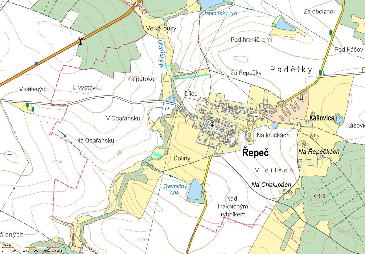 Prodej zemědělský pozemek - Řepeč, 5 480 m² - 5