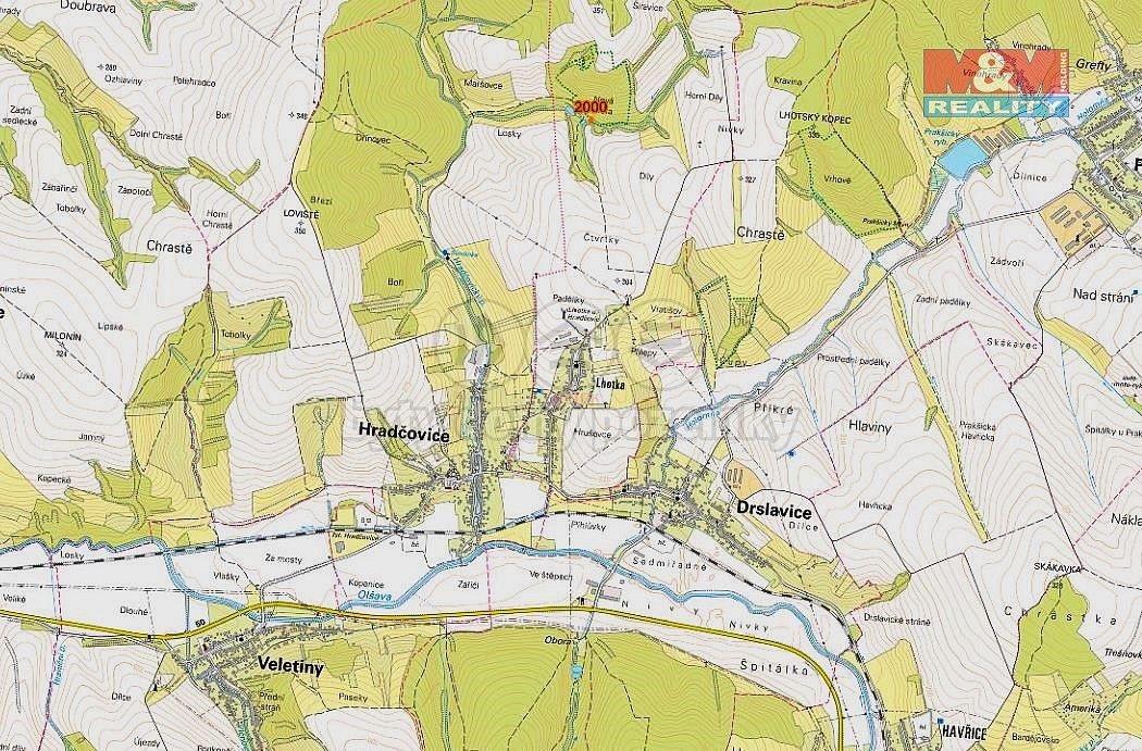 Prodej pozemek - Hradčovice, okres Uherské Hradiště, Zlínský kraj - 2