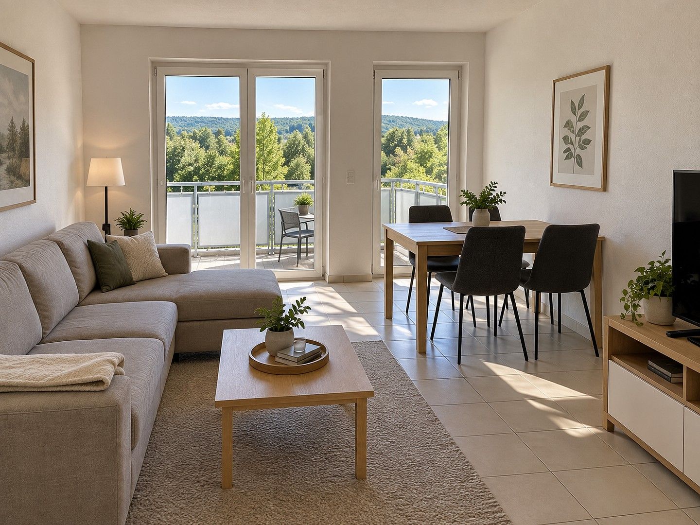 2+1, , Hessen, 55 m² - 1