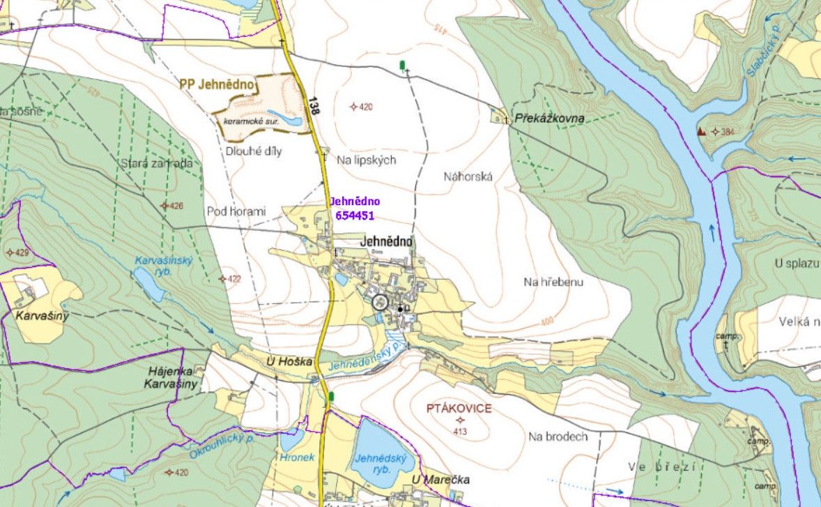 Zemědělský pozemek · 26 614 m² · Jehnědno, Albrechtice nad Vltavou - 2