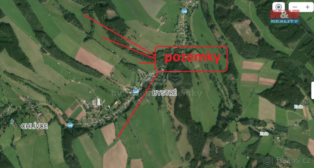 Prodej louka - Hronov, 549 31, 121 606 m²