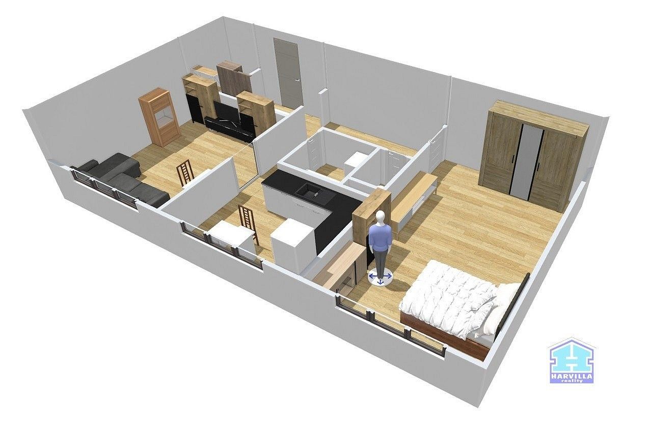 2+1, Lesná, okres Tachov, 57 m² - 2