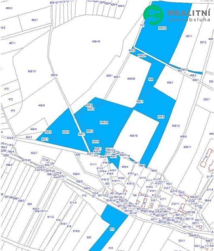 Zemědělský pozemek · 167 660 m² · Komárov, Dolní Roveň - 3
