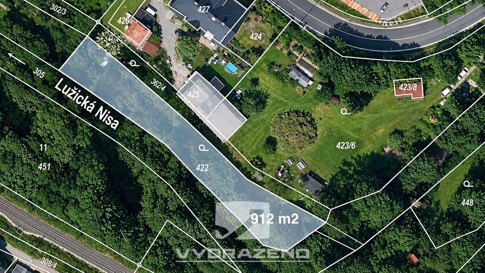 Louka · 912 m² · Proseč nad Nisou, Jablonec nad Nisou - 3