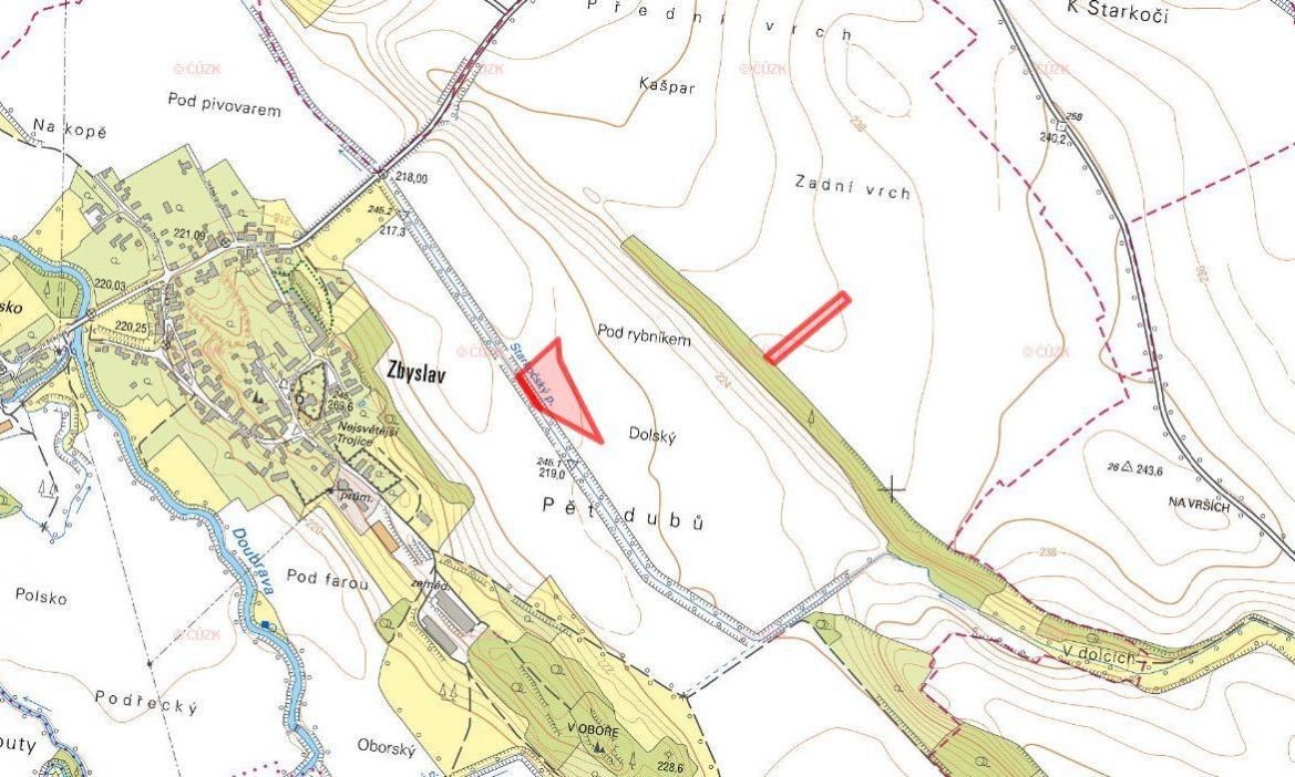 Prodej zemědělský pozemek - Zbyslav, Vrdy