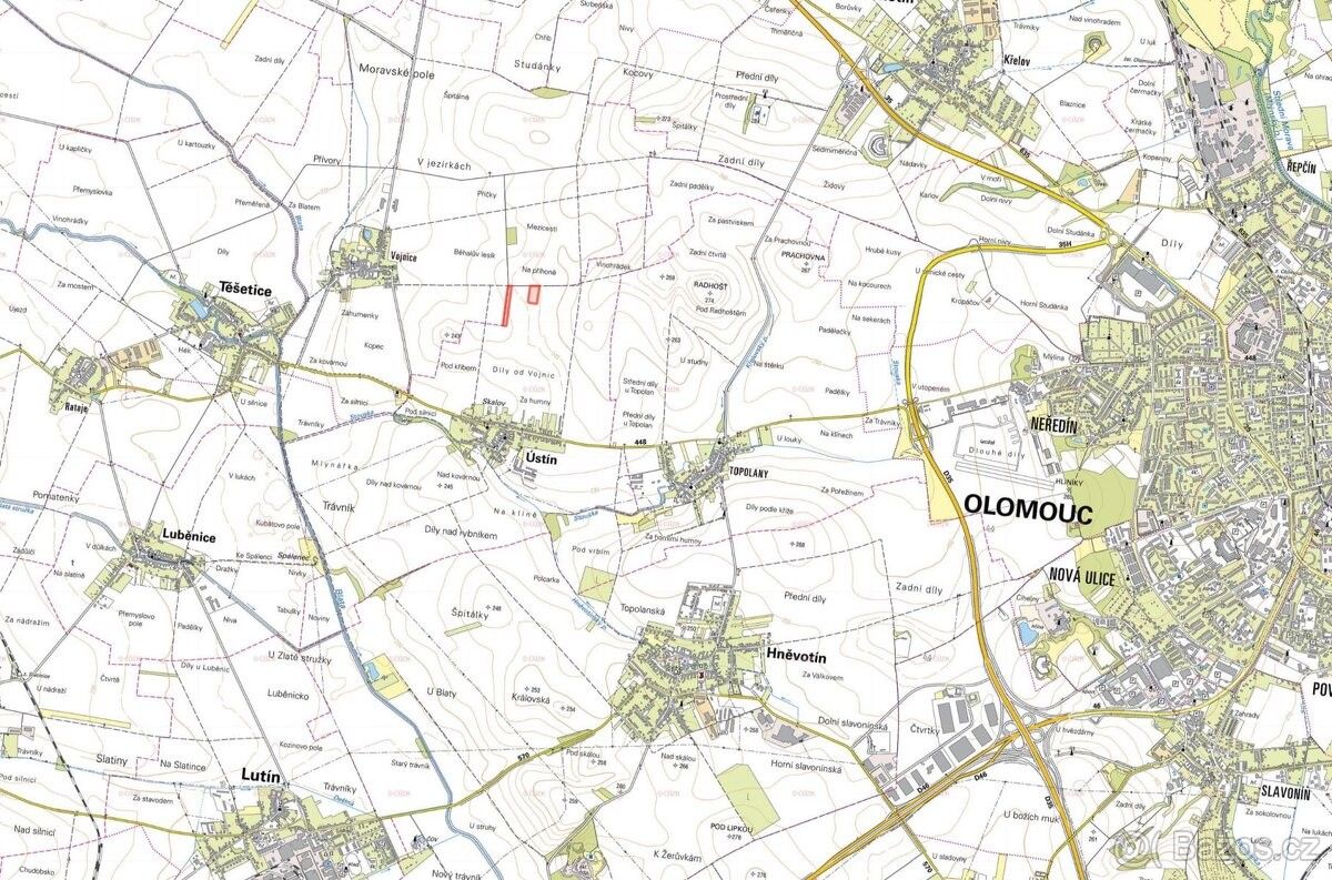 Pozemky pro bydlení, Těšetice, 783 46