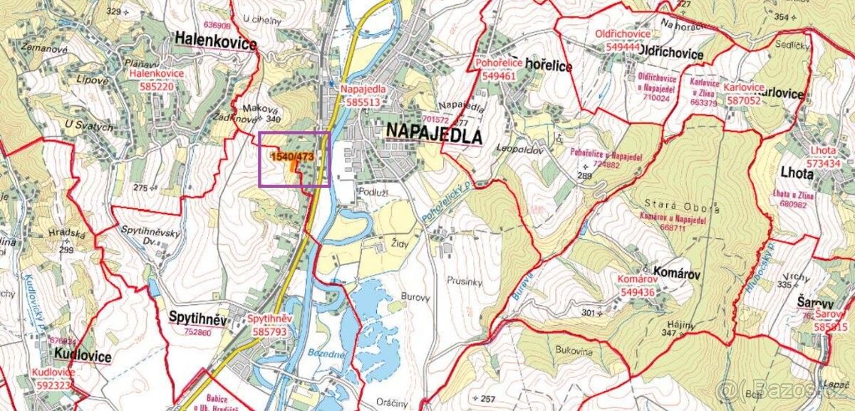 Pozemky pro bydlení, Napajedla, 763 61 - 1
