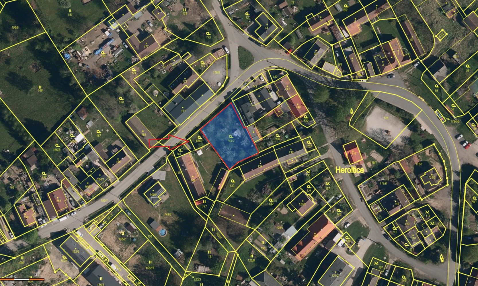Pozemek pro bydlení, 882 m²