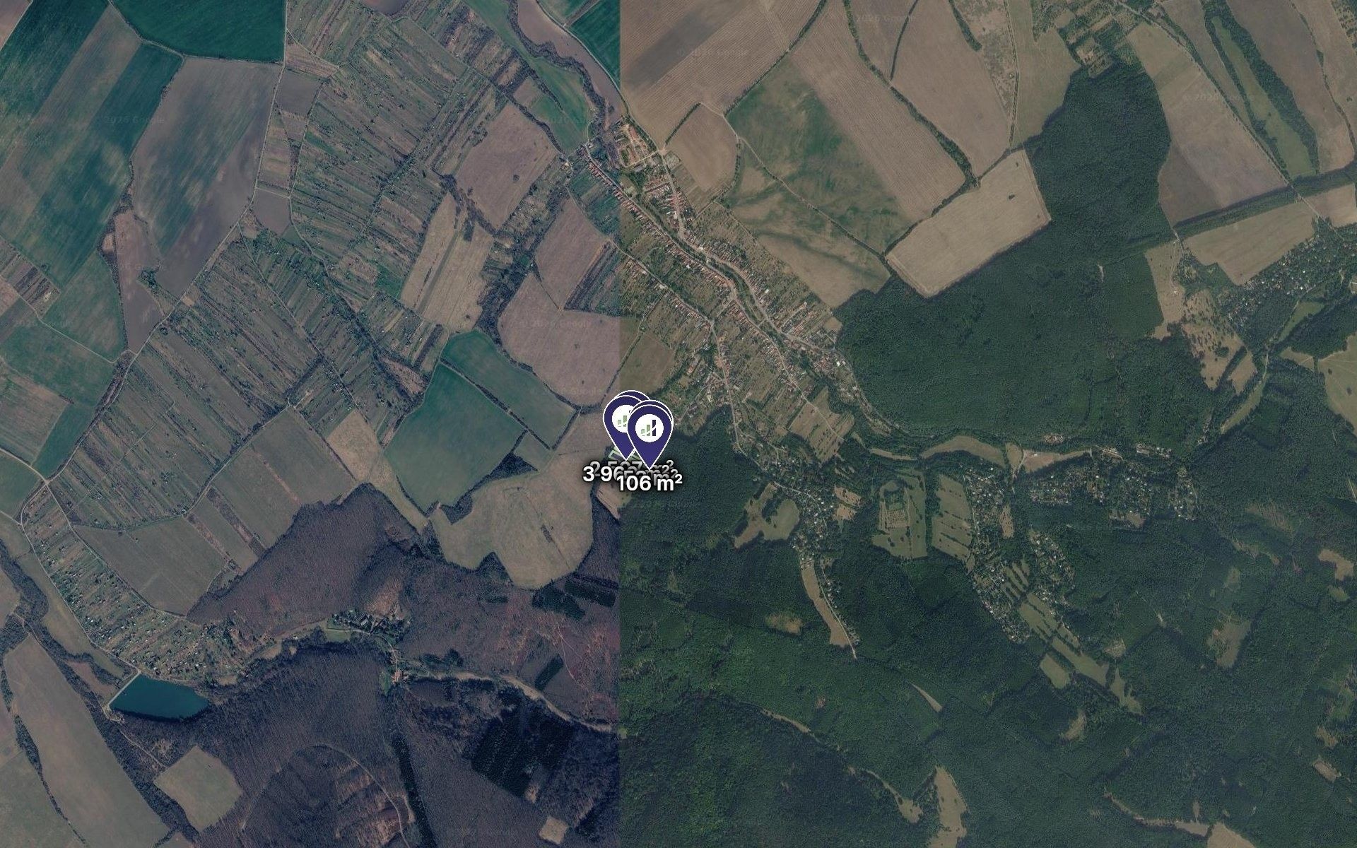 Louky, Radějov, 3 313 m² - 2