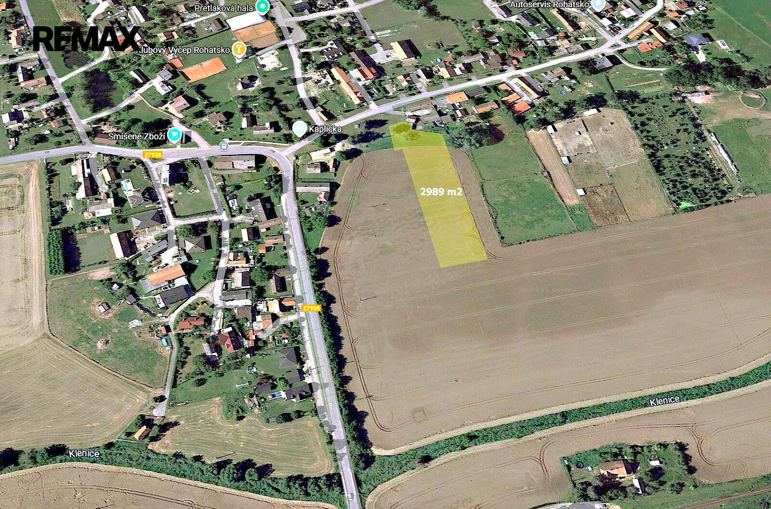 Pozemek pro bydlení, 2 989 m²