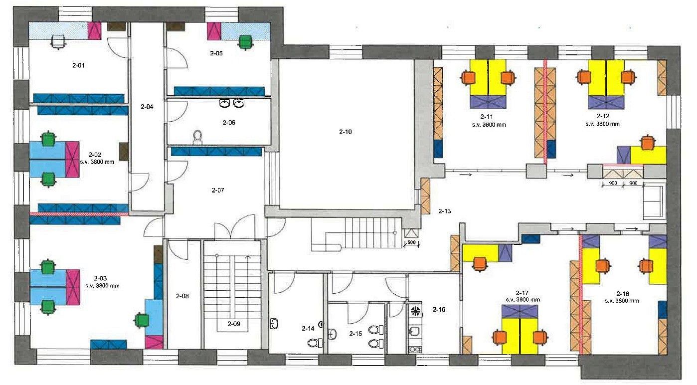 Kancelář · 1 065 m² · Holečkova, Praha 5 - Smíchov - 3