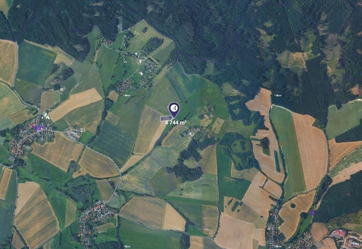Zemědělské pozemky, Kbel, 8 744 m² - 2