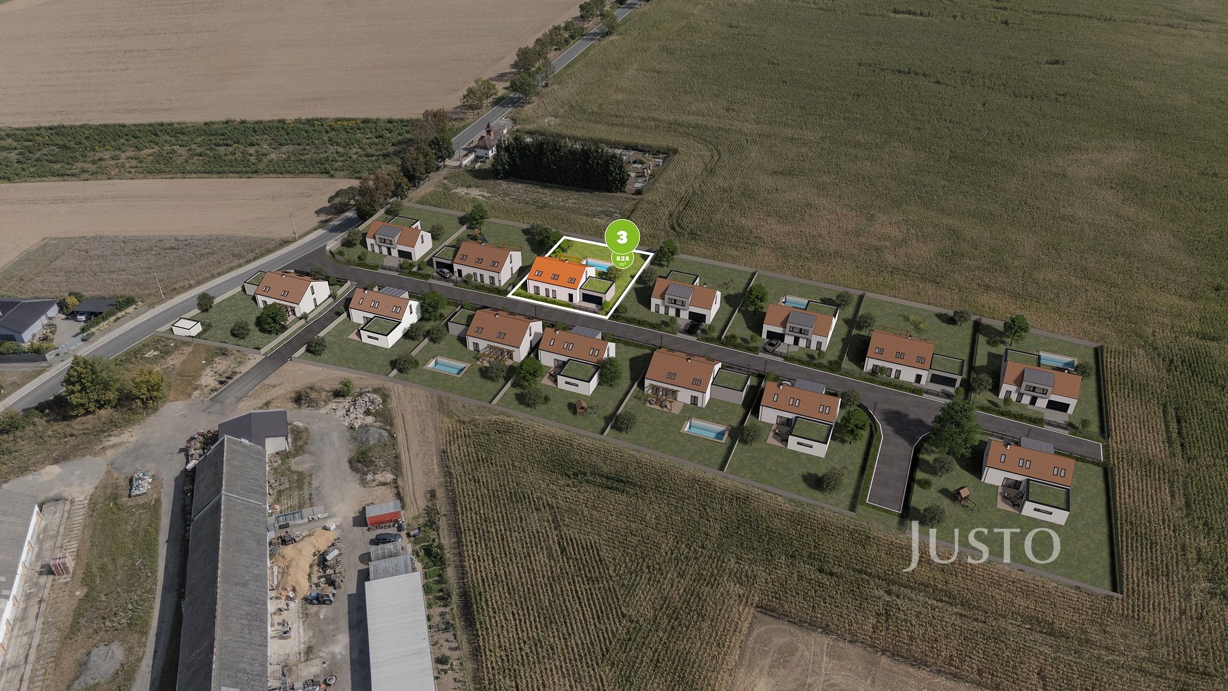 Pozemky pro bydlení, Stavenice, 835 m²