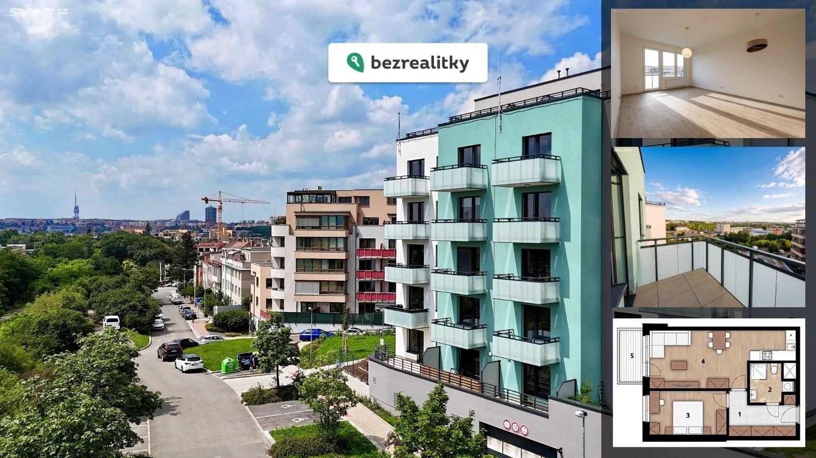 2+kk, Strančická 3506, Praha Strašnice, 60 m² - 1