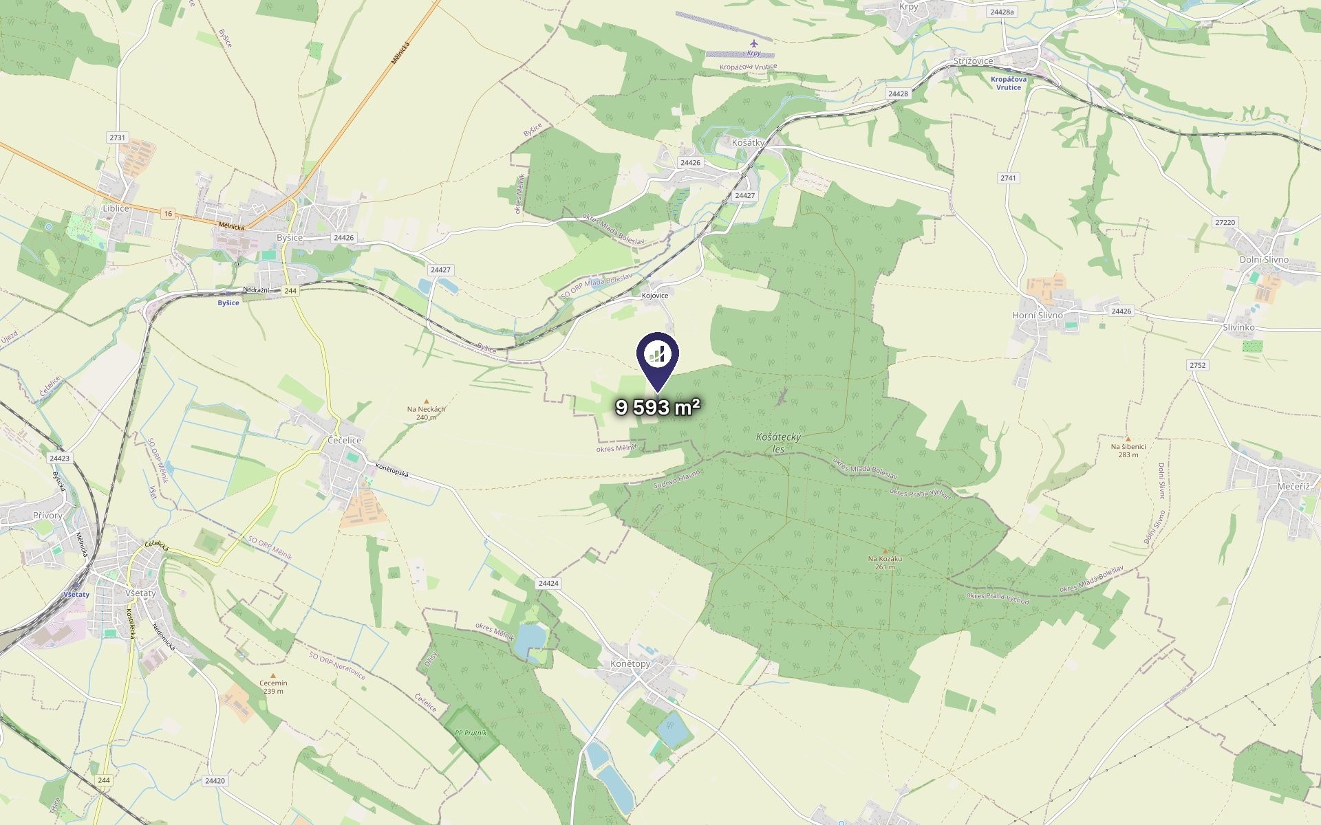 Zemědělský pozemek · 4 797 m² · Kropáčova Vrutice - 3