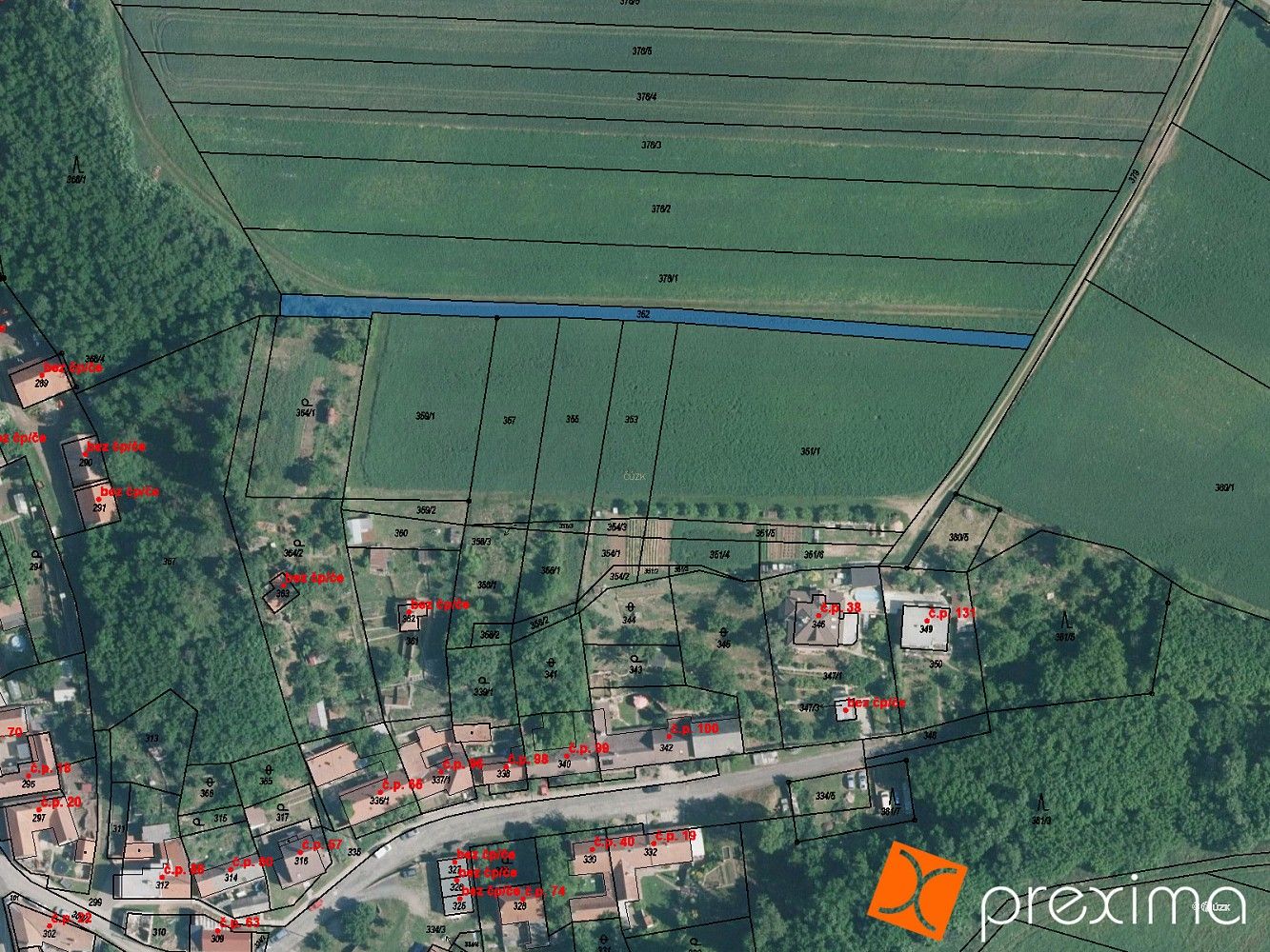 Pozemek, 710 m²