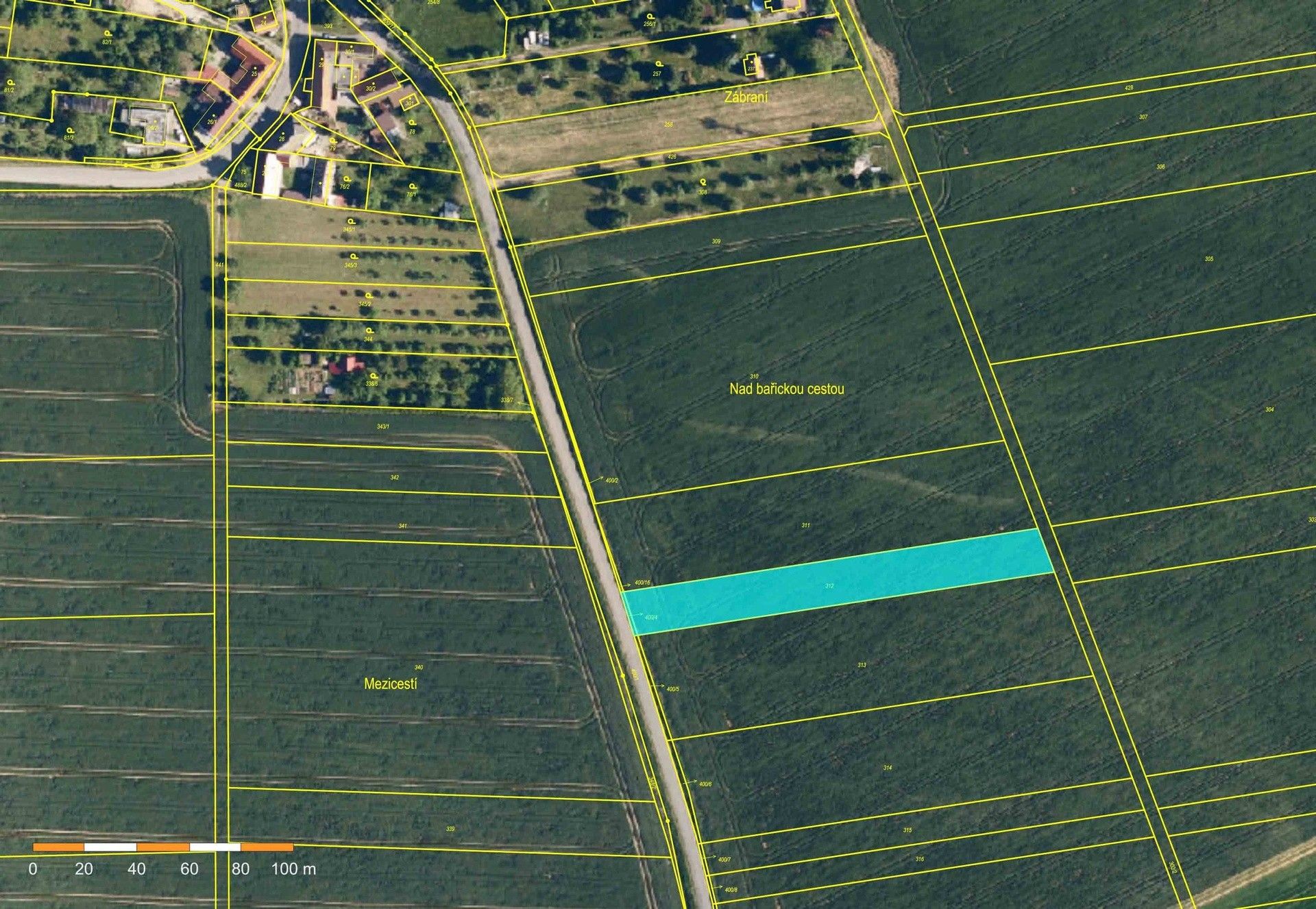 Prodej zemědělský pozemek - Těšnovice, Kroměříž