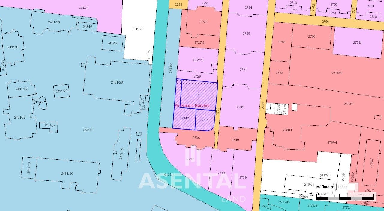 Prodej komerční pozemek - Rychvaldská, Petřvald