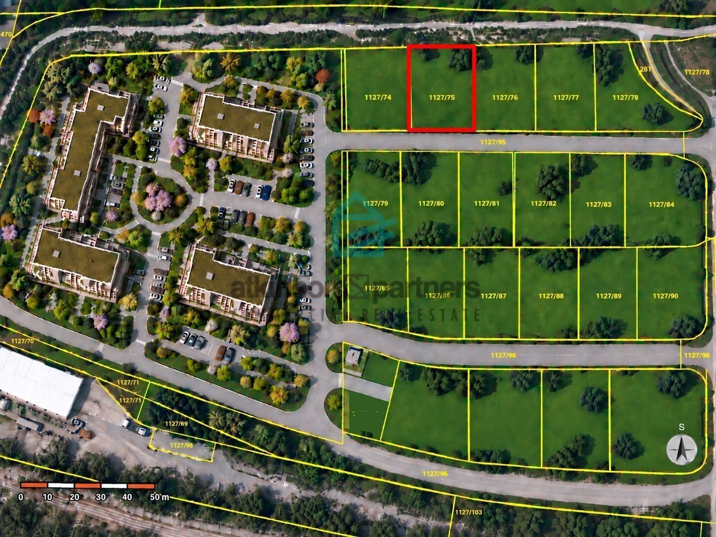 Pozemky pro bydlení, Masarykova, Hluboká nad Vltavou, 1 016 m² - 1