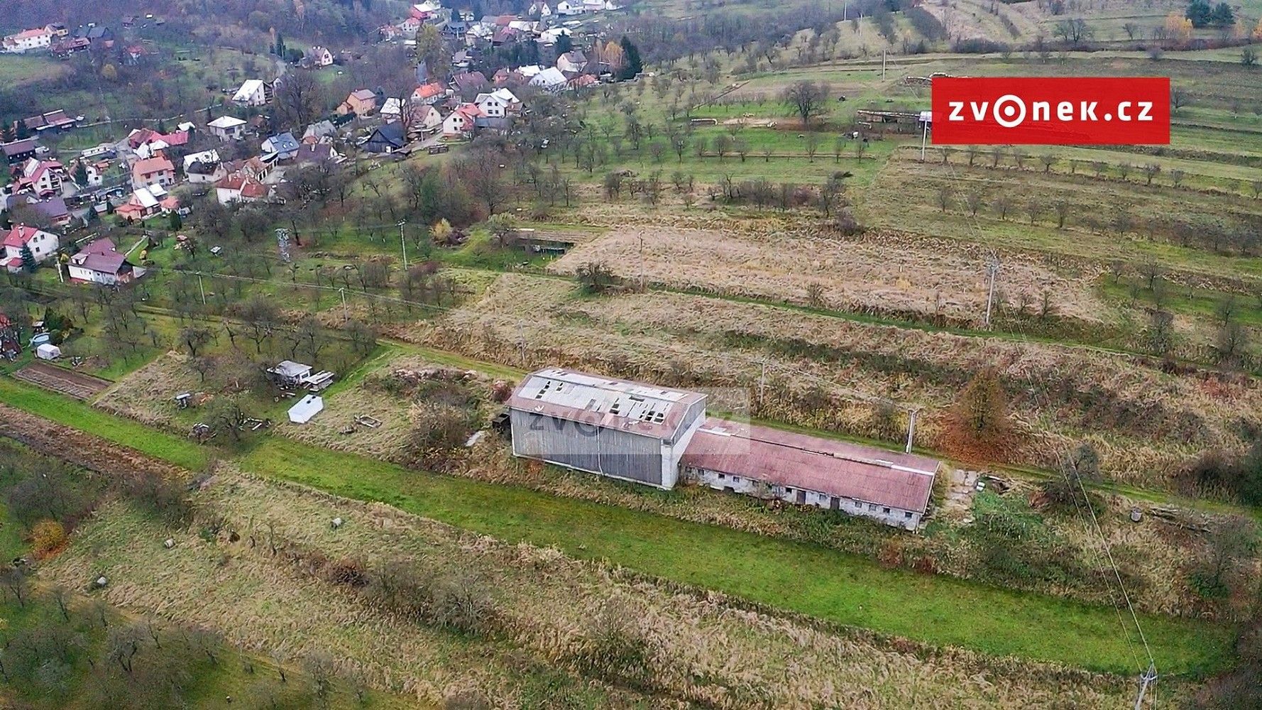 Zemědělské objekty, Študlov, okres Zlín, Zlínský kraj, 800 m² - 1
