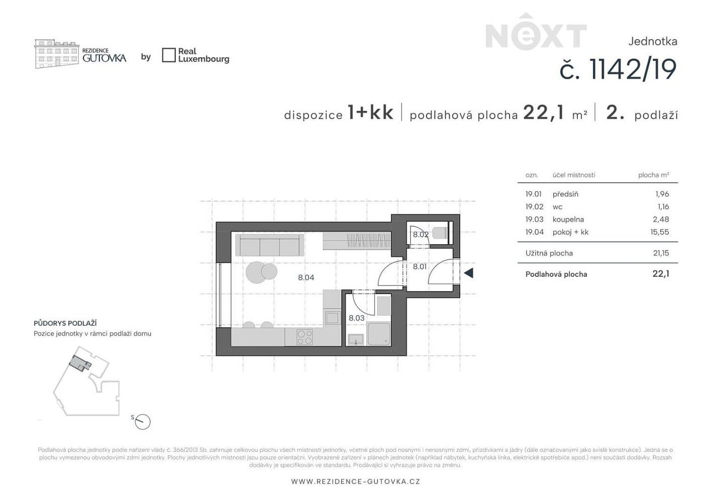 Byt 1+kk · 22 m² · Praha - Strašnice, okres Praha 10, Hlavní město Praha - 3