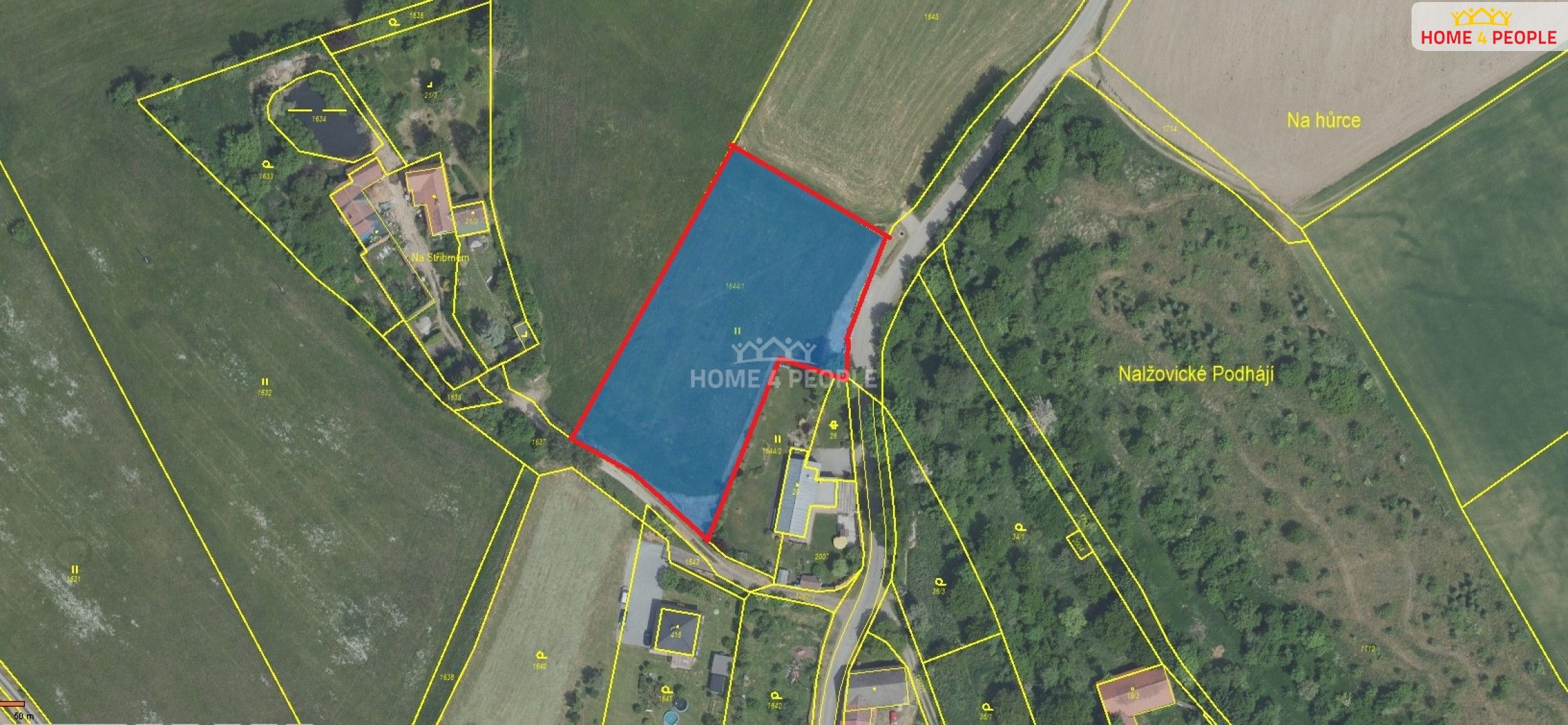 Prodej louka - Nalžovické Podhájí, Nalžovice, 3 932 m²