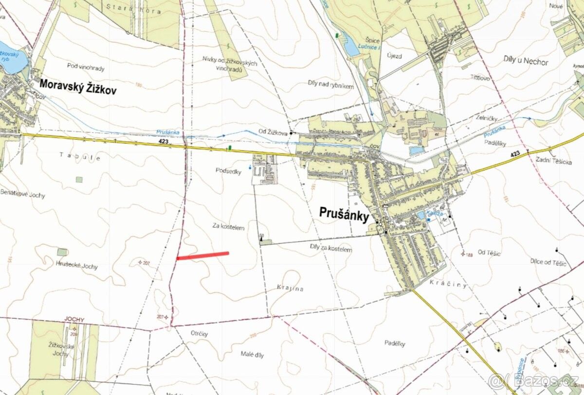 Prodej pozemek pro bydlení - Prušánky, 696 21