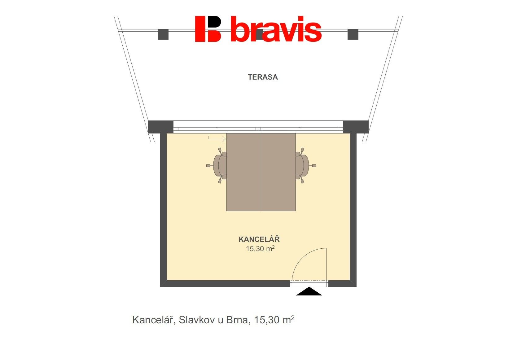 Pronájem kancelář - Palackého náměstí 67, Slavkov u Brna, 15 m² - 5