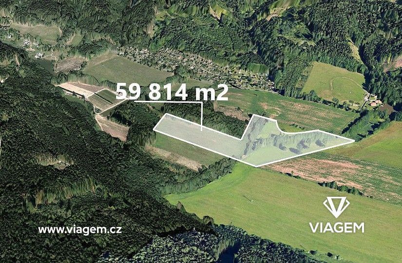 Zemědělský pozemek, 59 814 m²