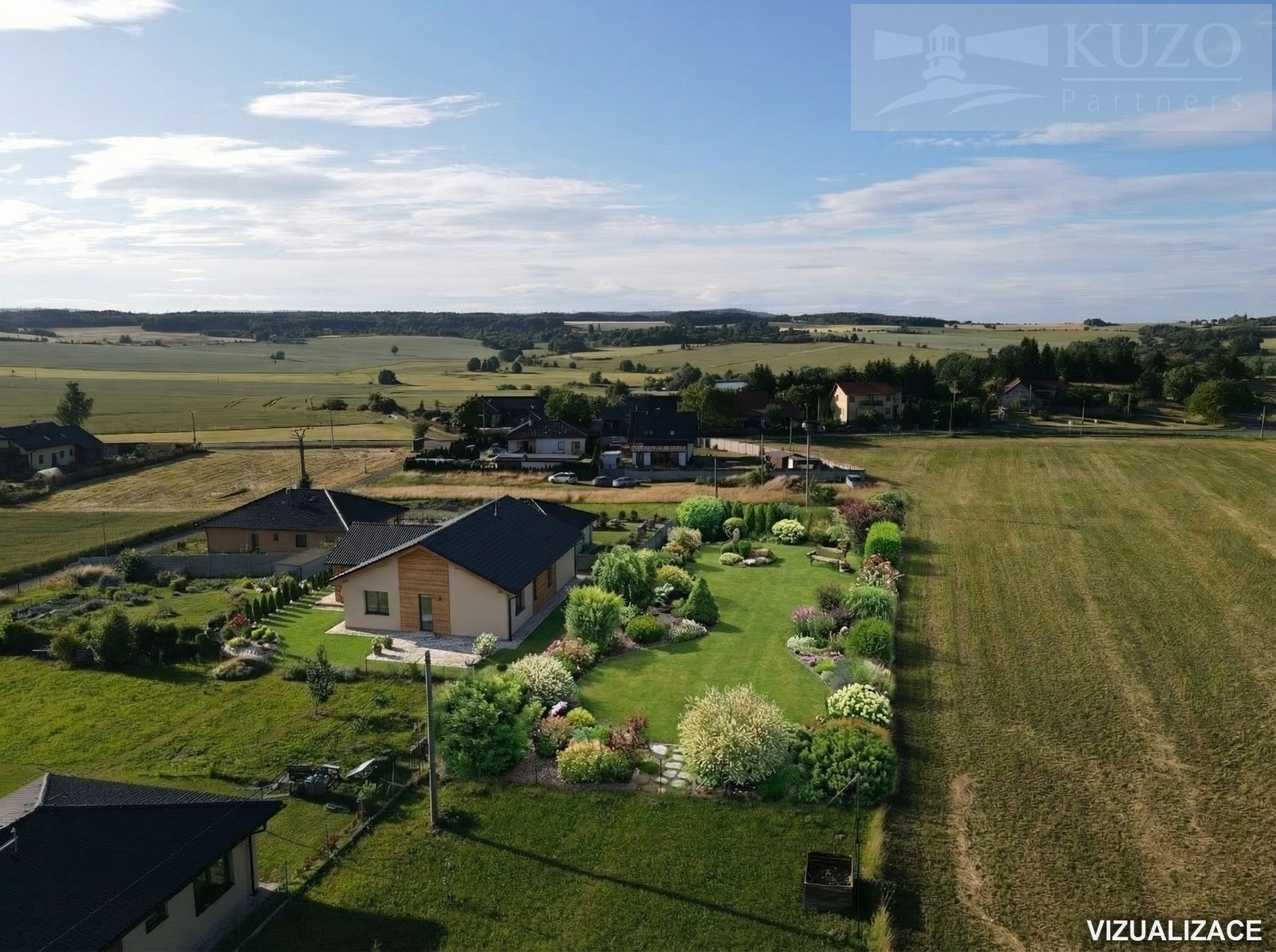 Pozemek pro bydlení · 1 072 m² · Modřovice - 3
