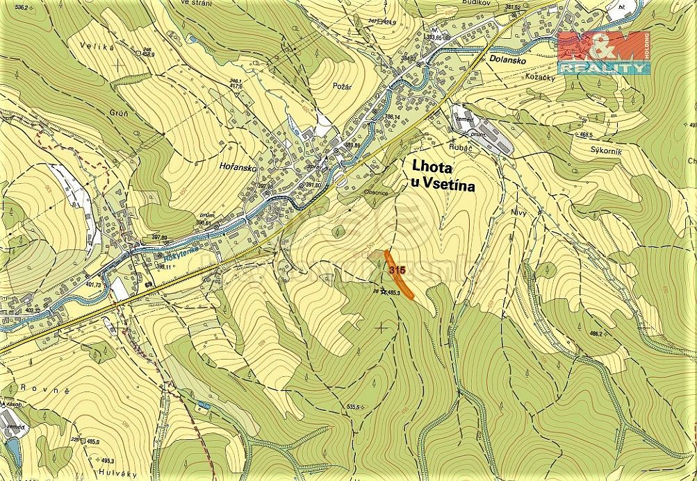 Prodej zemědělský pozemek - Lhota u Vsetína, okres Vsetín, Zlínský kraj - 2