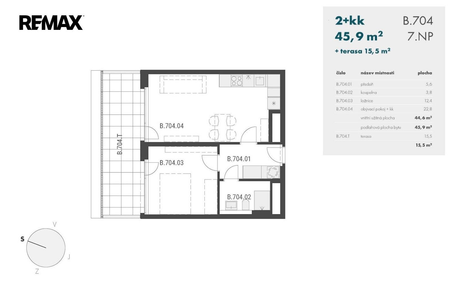 Byt 2+kk · 61 m² · Praha - Libeň, okres Praha 9, Hlavní město Praha - 3