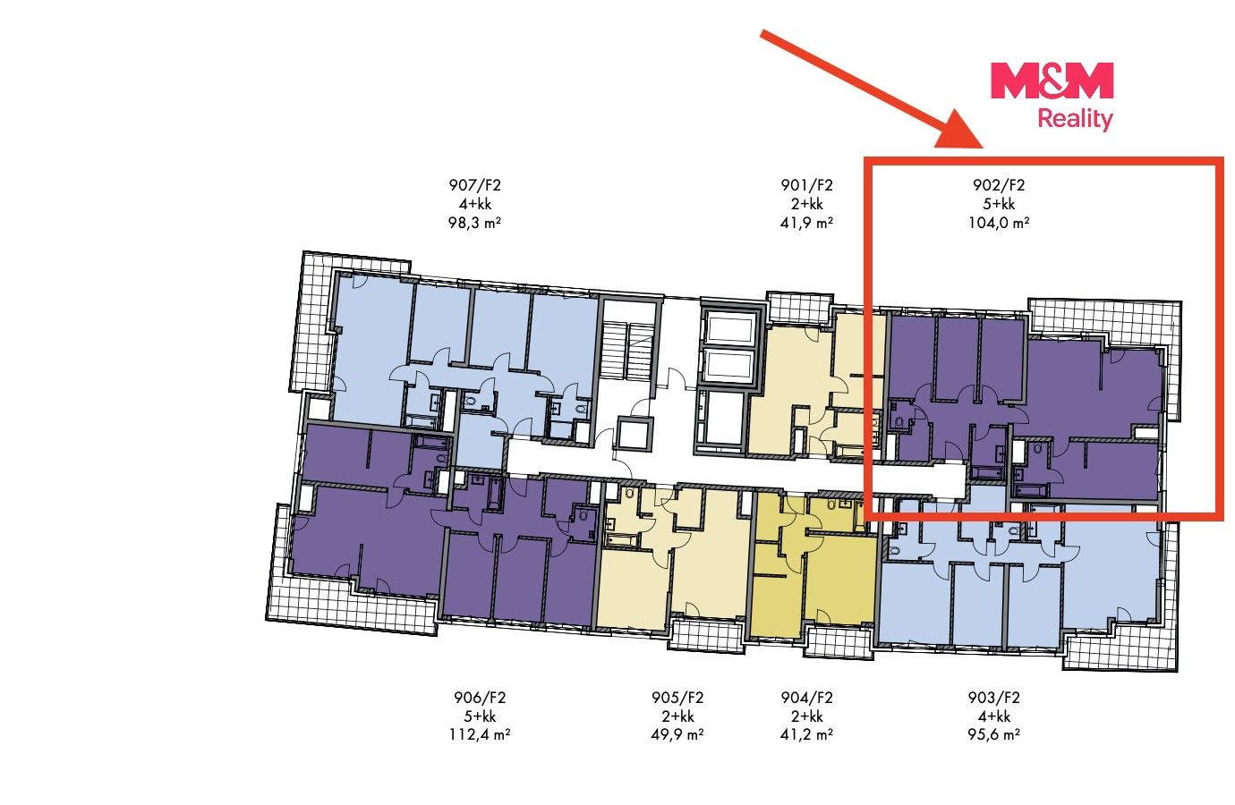 Byt 5+kk · 106 m² · Bartůňkova, Praha - 4