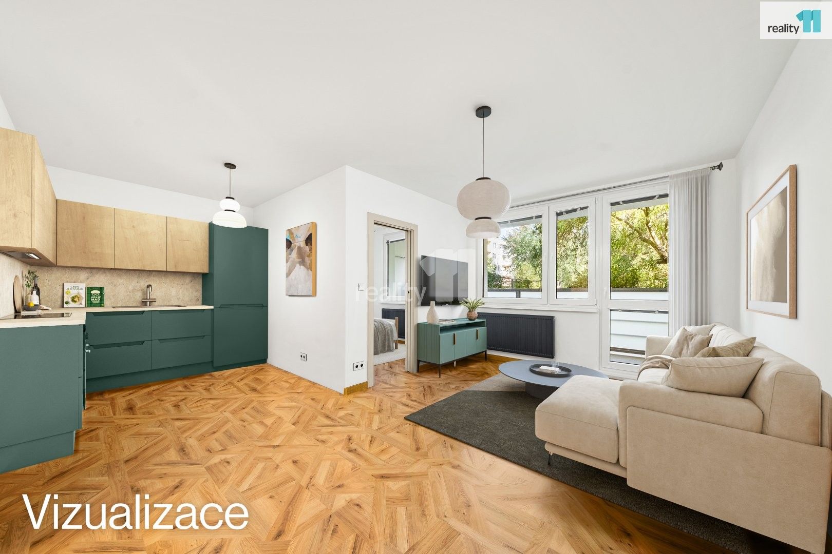 1+1, Kunštátská, Poděbrady, 44 m² - 2