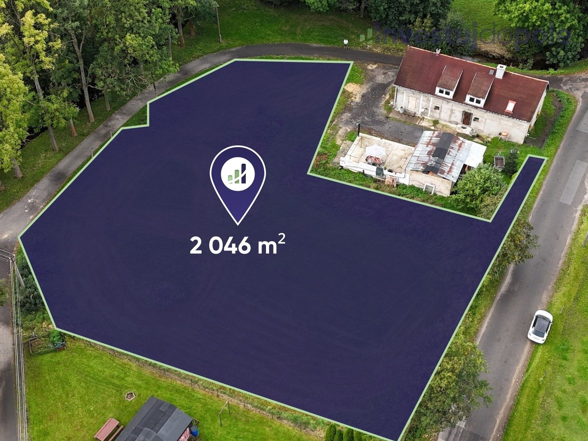 Pozemky pro bydlení, Dolní Řasnice, 2 046 m²
