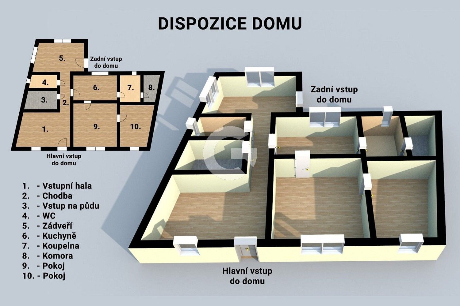 Prodej rodinný dům - Žeranovice, okres Kroměříž, 85 m² - 5
