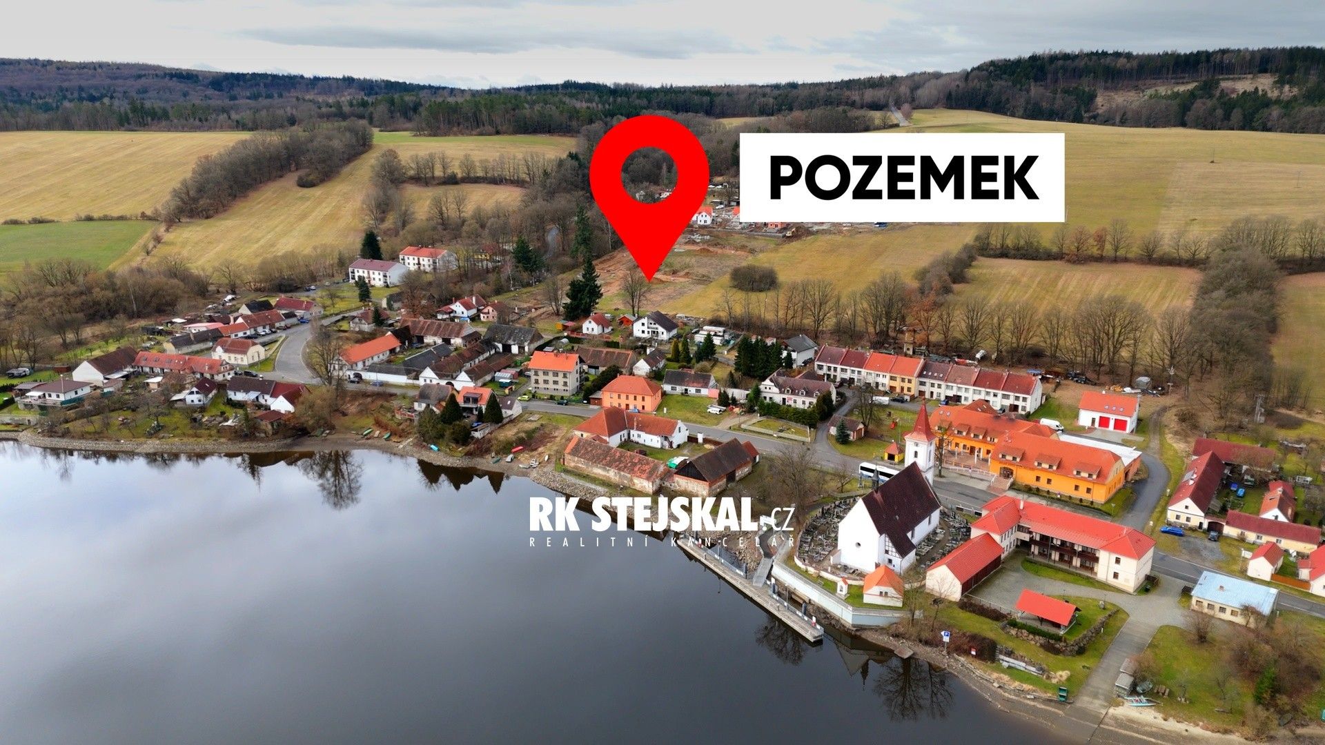 Prodej pozemek pro bydlení - Purkarec, Hluboká nad Vltavou, 912 m²