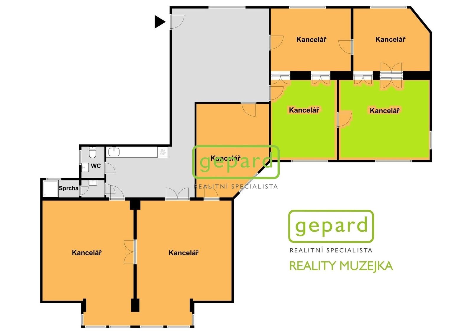 Kancelář · 52 m² · Moravské náměstí 690, Brno Veveří - 3