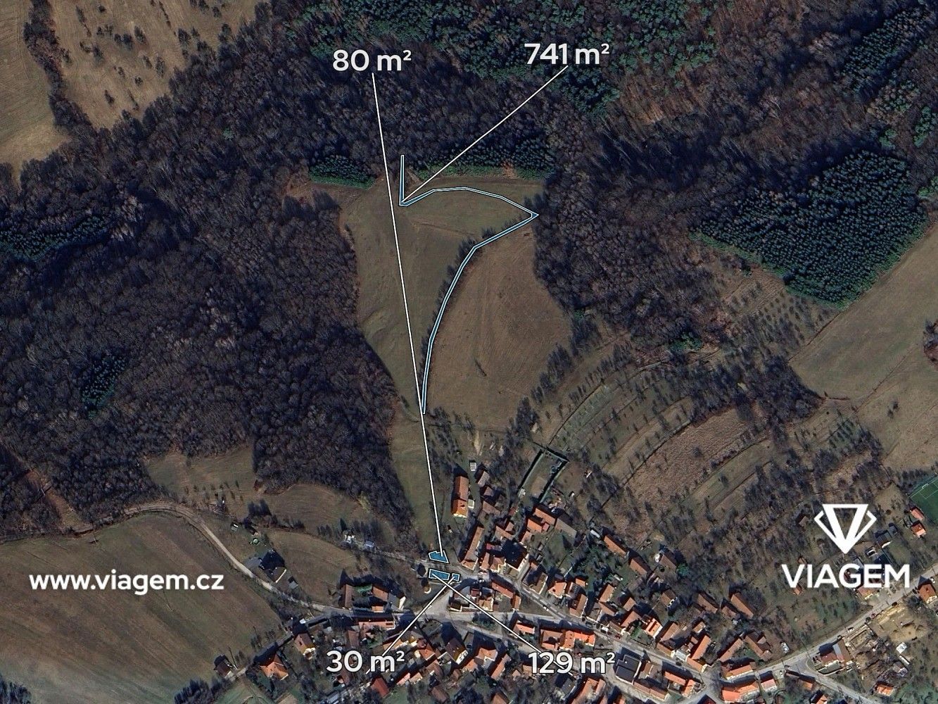 Prodej zahrada - Luhačovice, okres Zlín, Zlínský kraj - 2