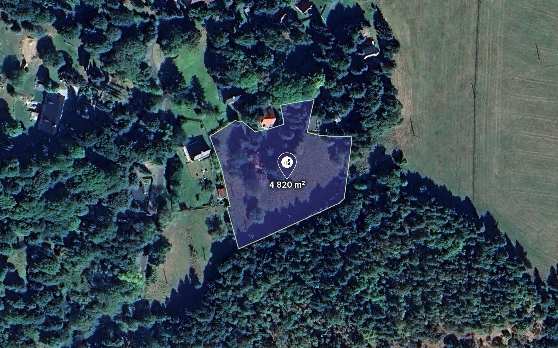 Louka, 4 820 m²
