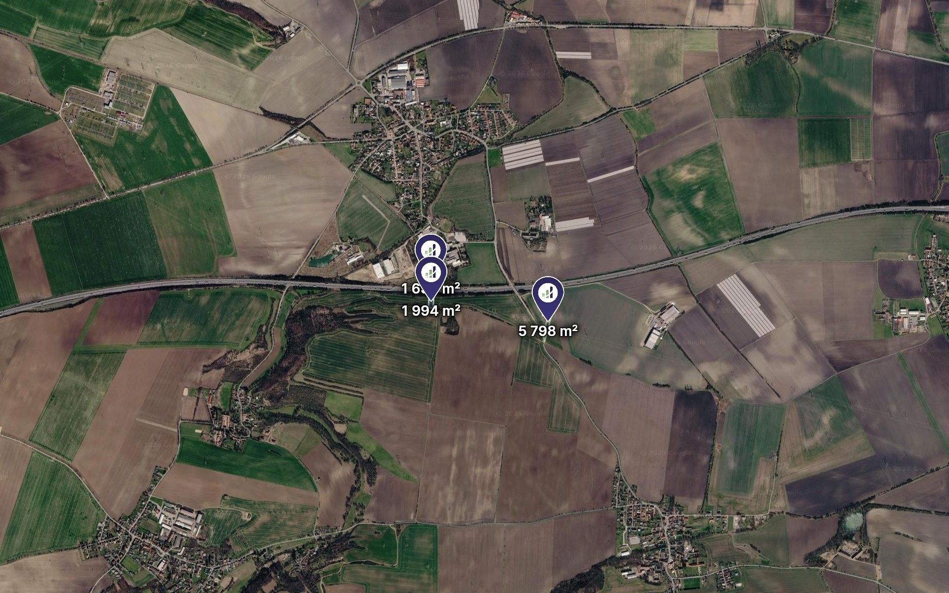 Zemědělský pozemek · 1 581 m² · Mochov - 3