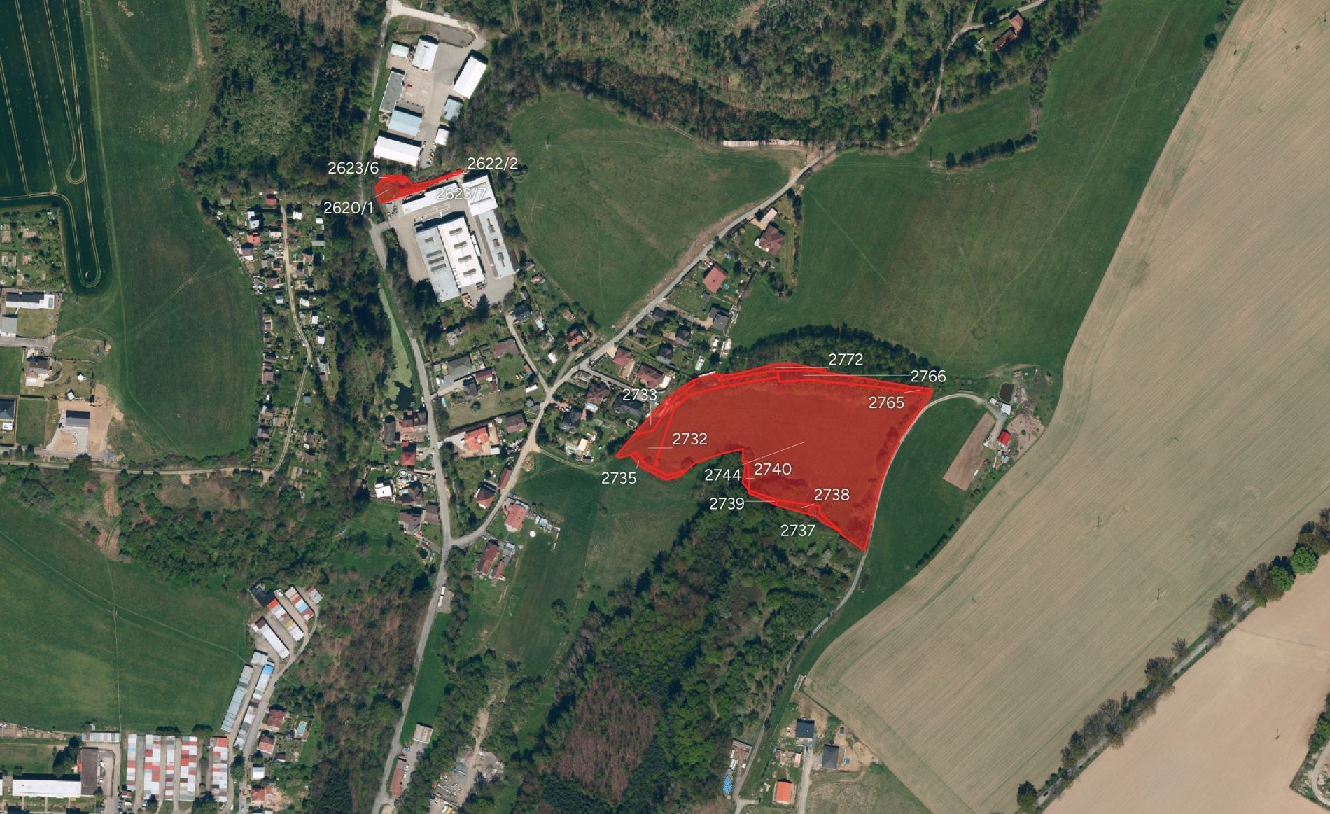 Louka, 22 044 m²