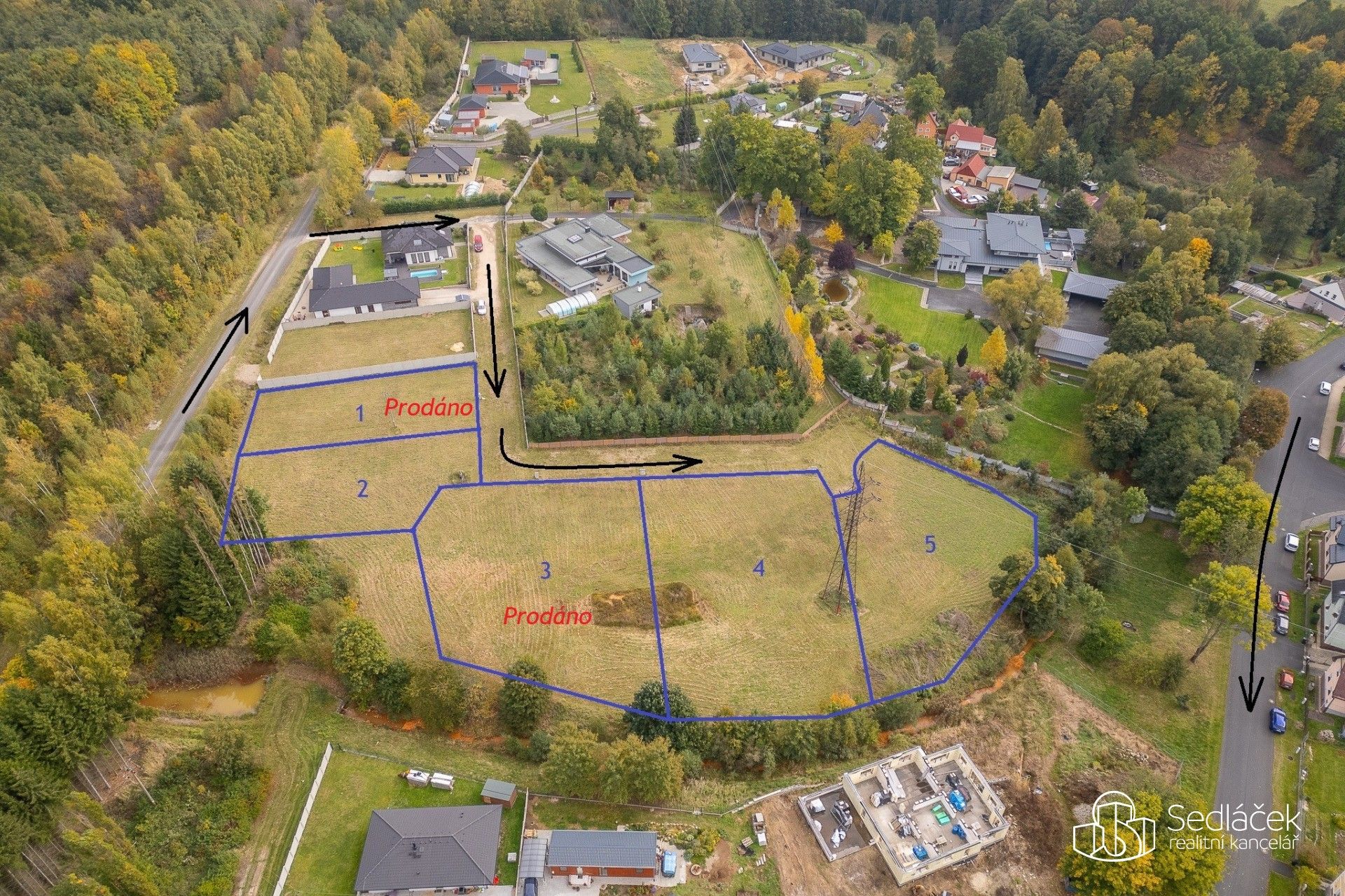 Pozemky pro bydlení, Týn, Lomnice, 1 001 m² - 2