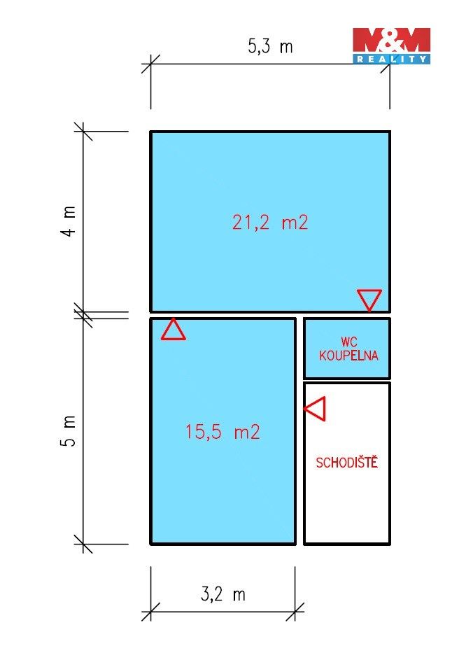 Pronájem kancelář - Rudolfovská tř., České Budějovice, 135 m² - 5