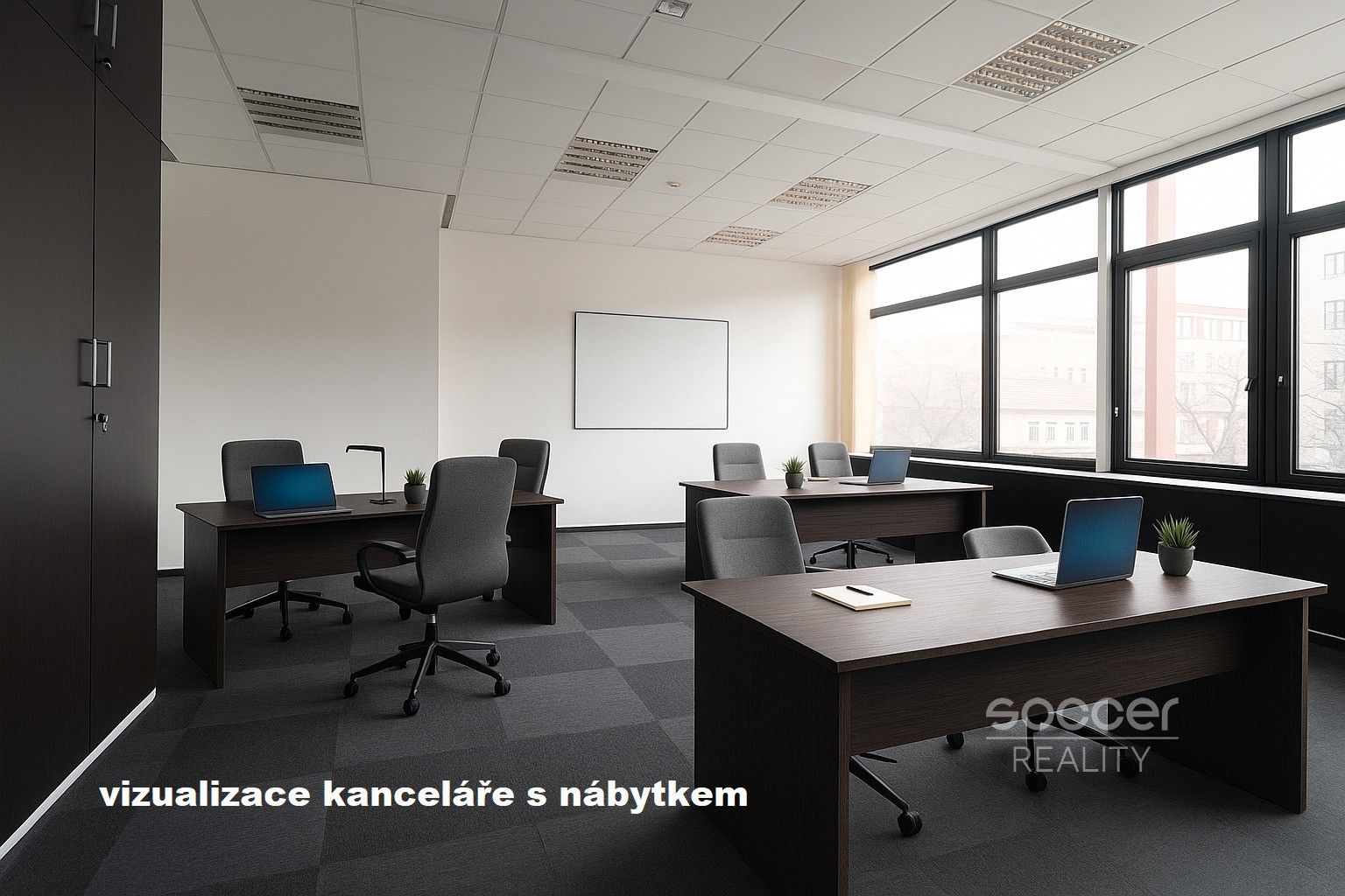 Pronájem kancelář - Sokolovská, Praha, 33 m²